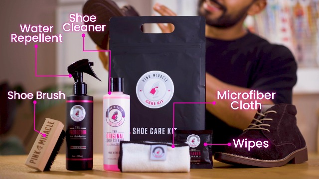 Amazon.com: Pink Miracle Shoe Care Kit - Includes 8 oz. Shoe